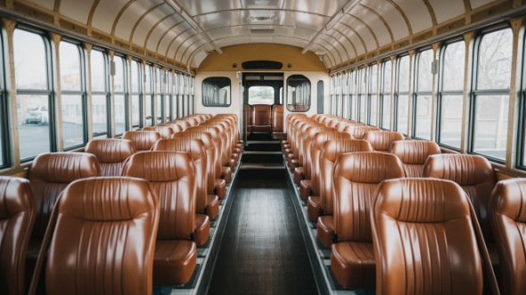 school bus rental interior lake worth