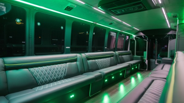 sprinter limo rental interior cape canaveral